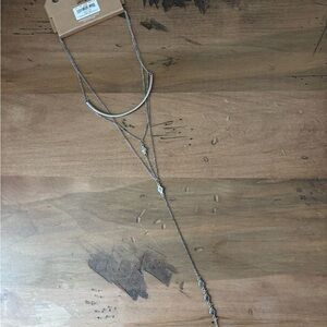 American Eagle Outfitters Silver Layered Necklace